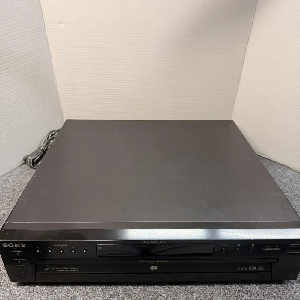 Sony DVD CD Player Black DVP-NC615 5 Disc Changer Coax S-Video Parts Repair